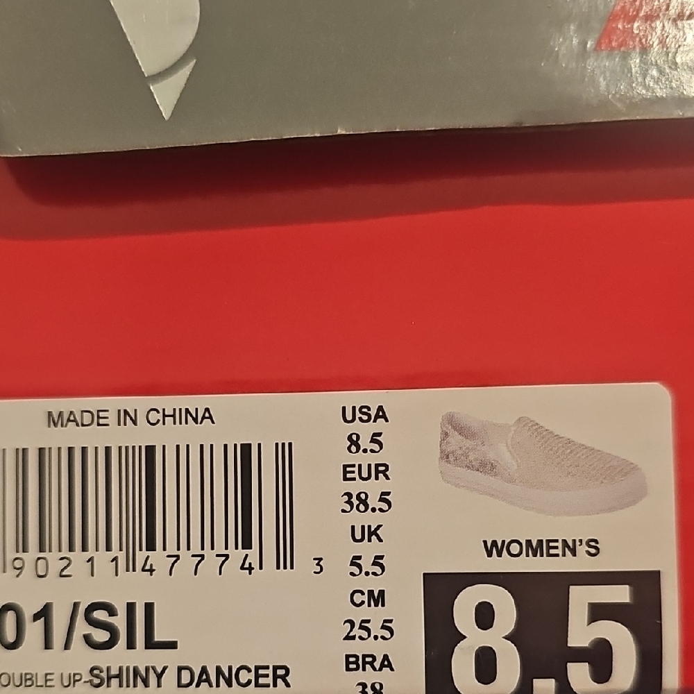 Skechers Women's Shiny Dancer Slip-On Sneakers - Silver